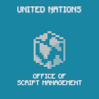 Emblem of the United Ŋations Office for Script Management