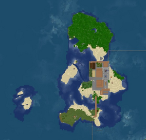 Satellite Map of the Isles of Silly