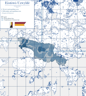 Map of Eistówú as of 4th of may 2025