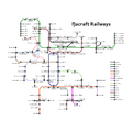 The official rail diagram of Nguhcraft is being kept up to date by Annwan from Cenrail and the UŊ Office for Cartography.