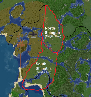 Map of Shingtin