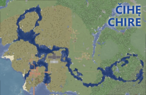 Map of the Chire river