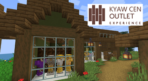 Kyaw Cen Outlet Experience building and logo