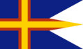 The Ríksflag, the flag of the Realm as a whole and the official state flag of both the member countries