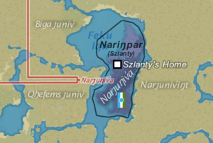 Nāroňpār as seen in earlier editions of the UNg Map