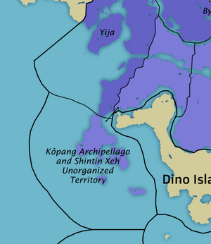 Map of Kôpang and South Shingtin